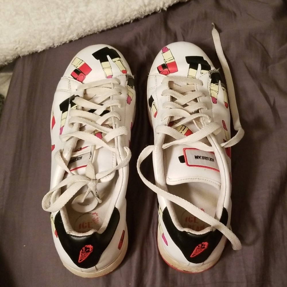 Ice Cream shoes lipstick flavor size 8